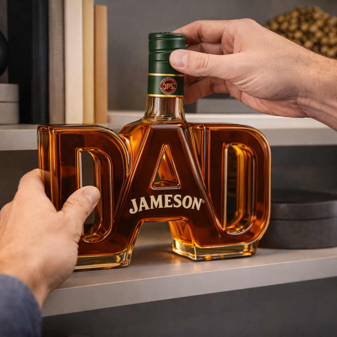 Jack Daniel's Whiskey Flask - Dad Edition