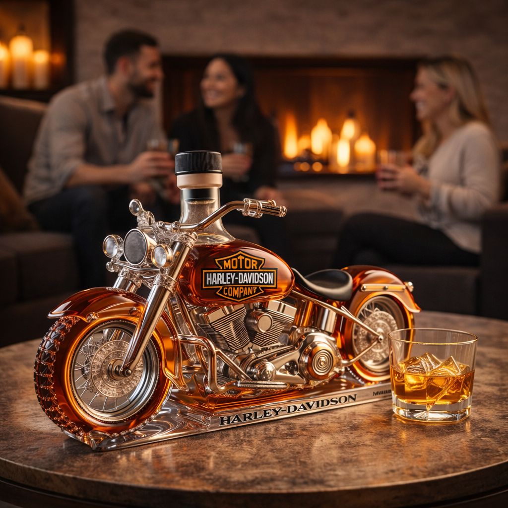 Harley Davidson Whisky Bottle - Collector's Edition