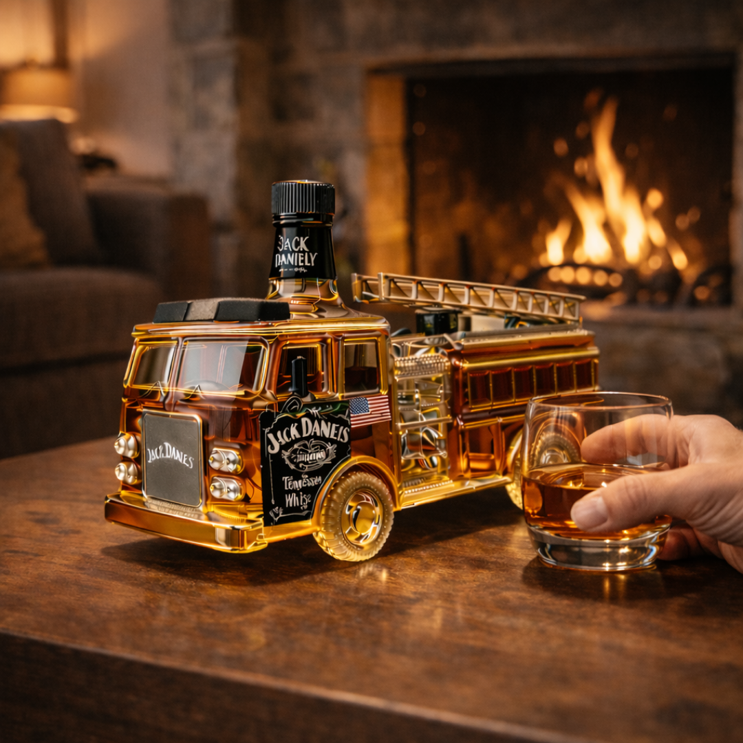 Jack Daniel's Firefighter Edition Whiskey Bottle
